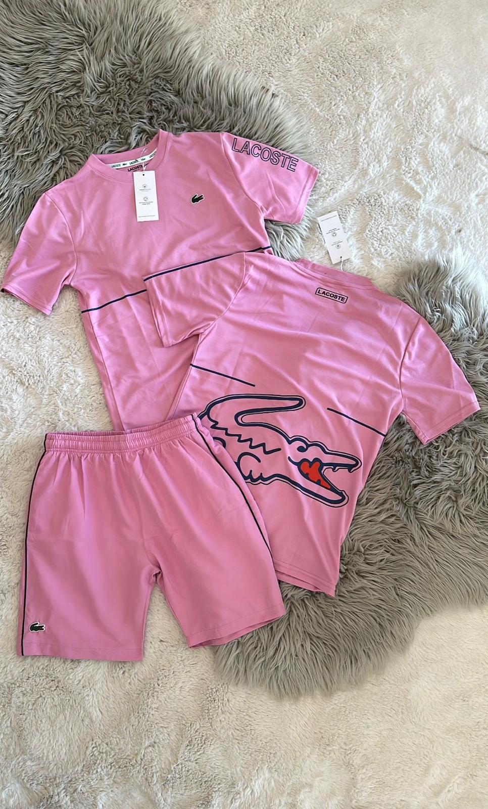 Conjunto Lacoste Rosa