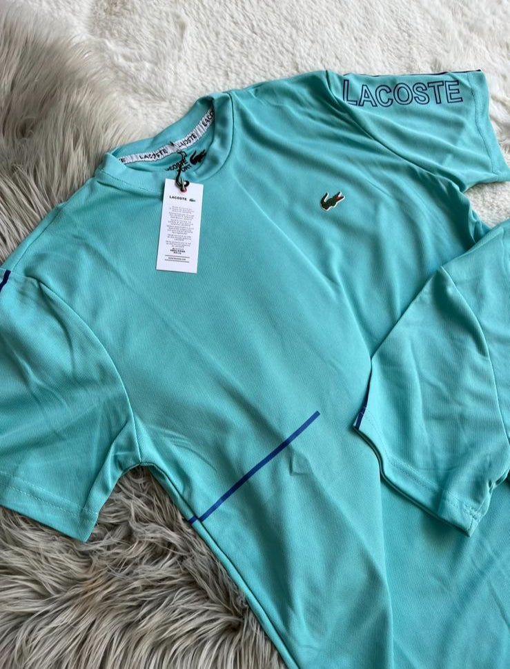 Conjunto Lacoste Azul y Negro