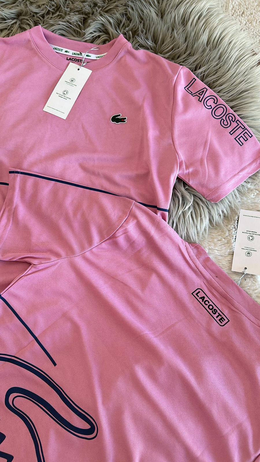 Conjunto Lacoste Rosa