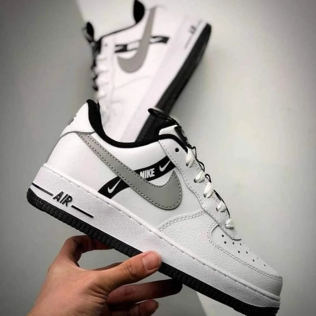 Air Force 1 Blanco Negro Gris
