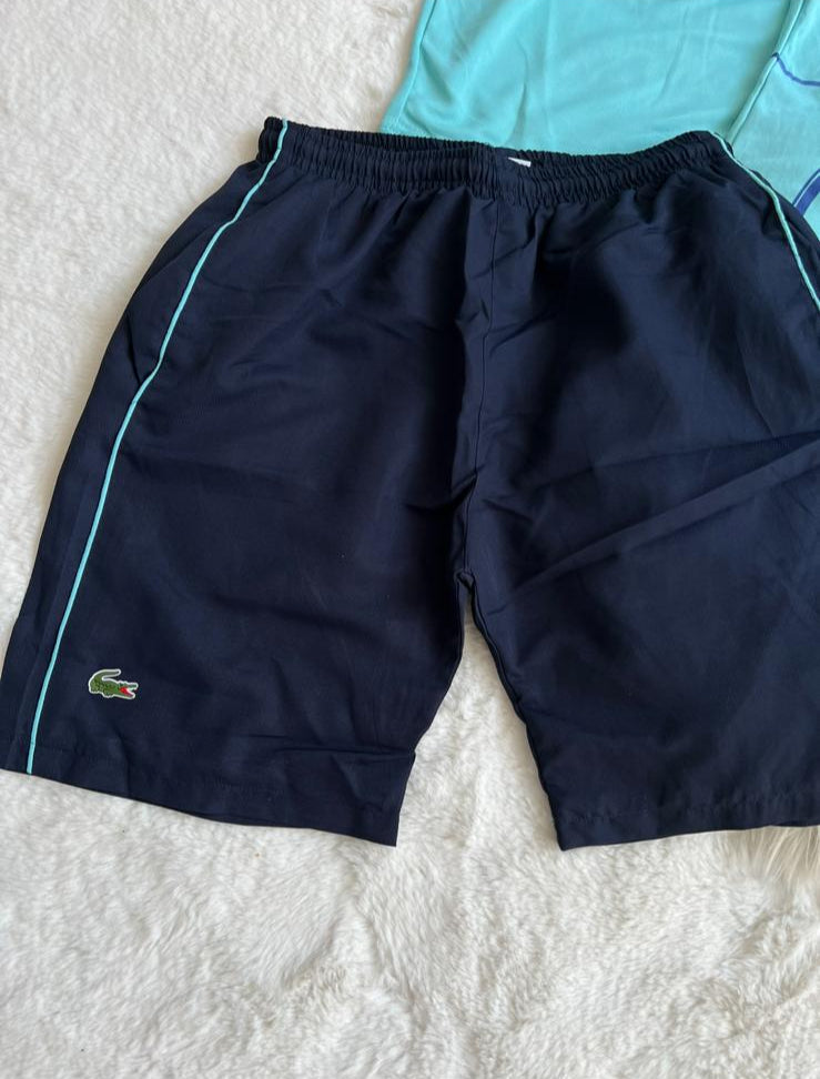 Conjunto Lacoste Azul y Negro