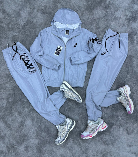Chandal Asics Gris