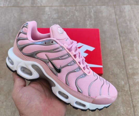 Air Max TN Rosa y Plateado