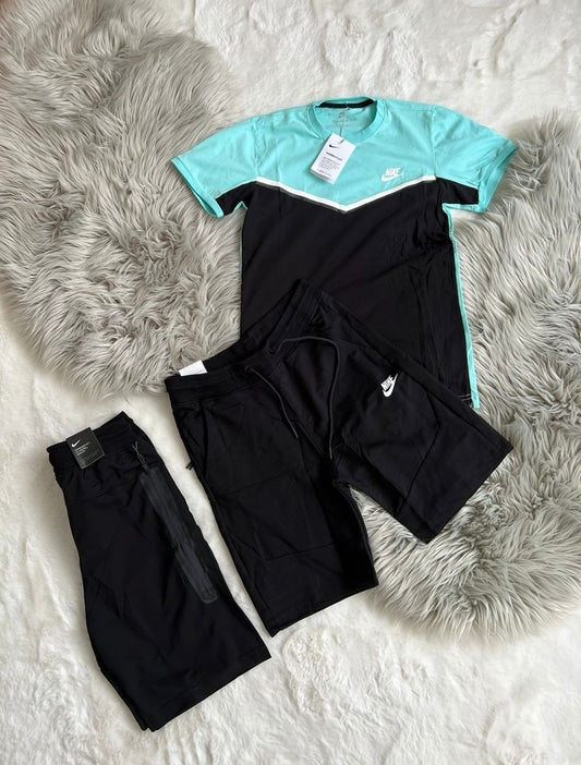 Conjunto Nike Tech Azul y Negro
