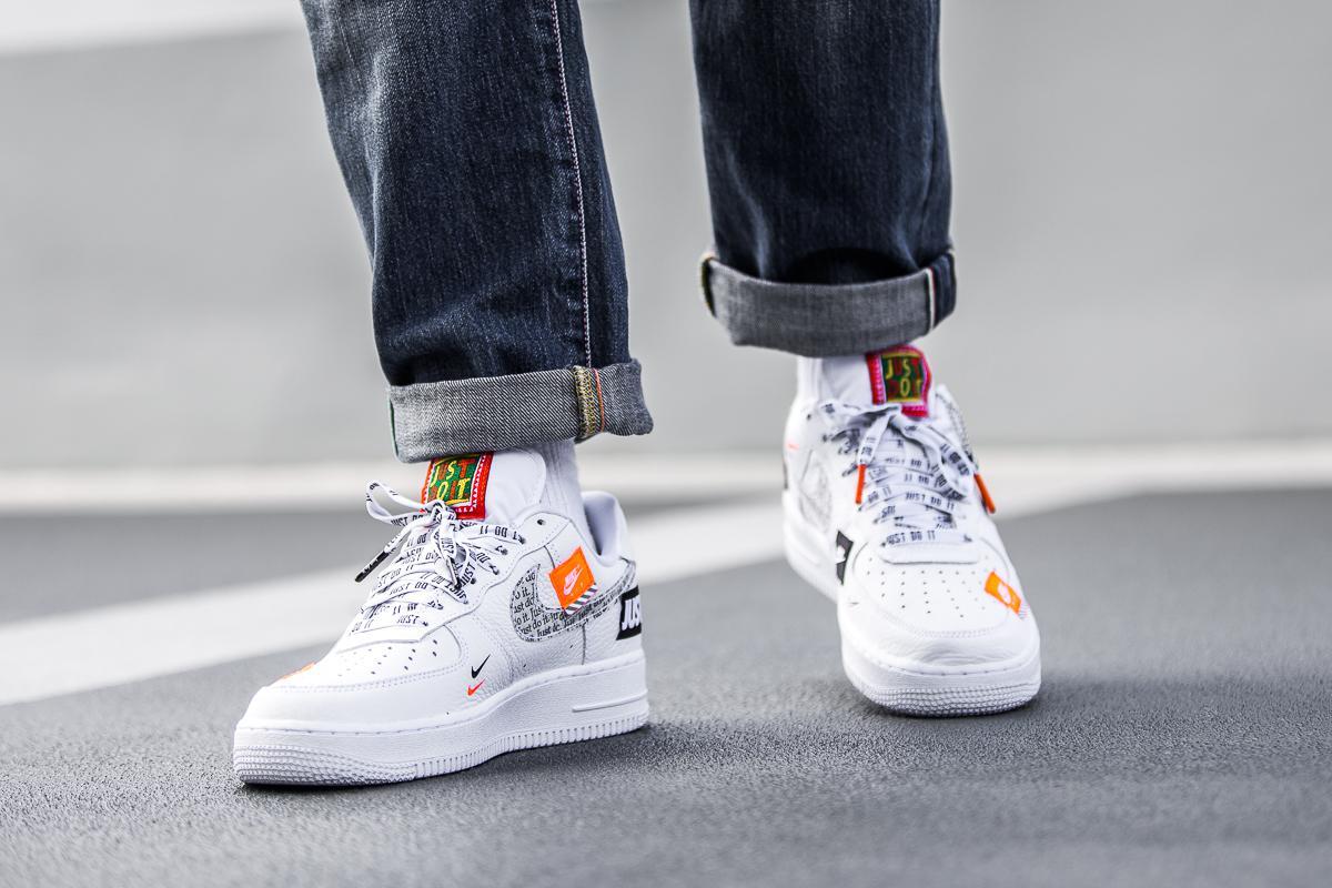 NIKE AIR FORCE 1 WHITE «JUST DO IT»